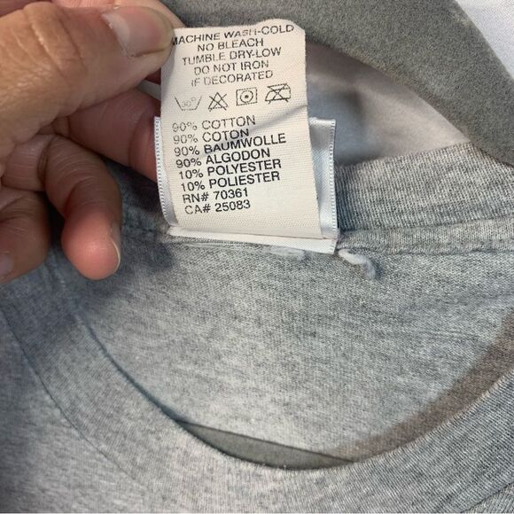 Basic T-shirt with Embroidered Grumpy Graphic - Picture 7 of 8